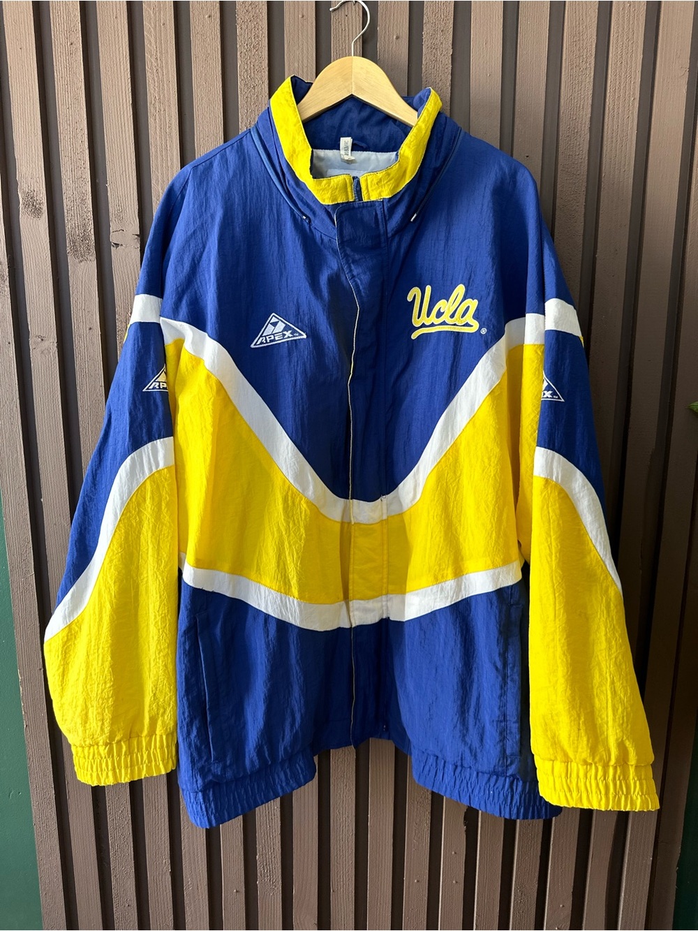 Vintage 90s UCLA Bruins Apex One Wave Jacket XL vtg NCAA Size XXL